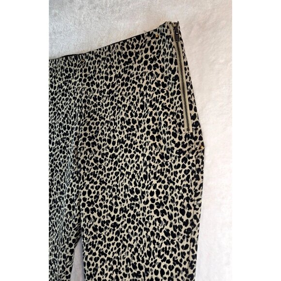 Leopard Print Ankle Pant Skinny Stretch Sz 12 A New Day Cheata High Rise Sexy - Picture 11 of 14